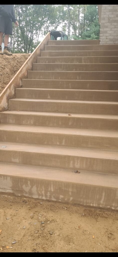 concrete steps